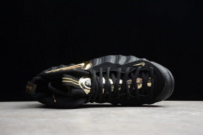 Air Foamposite Pro Black Metallic Gold 624041-009 - Image 8