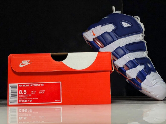 Nike Air More Uptempo Knicks 921948-101 - Image 10