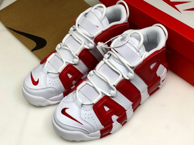 NIKE AIR MORE UPTEMPO “GYM RED” 414962-100 - Image 9