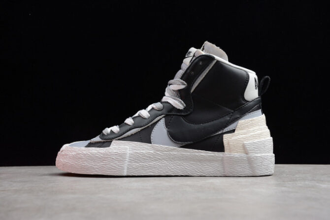 SACAI X NIKE BLAZER MID BLACK GREY BV0072-002