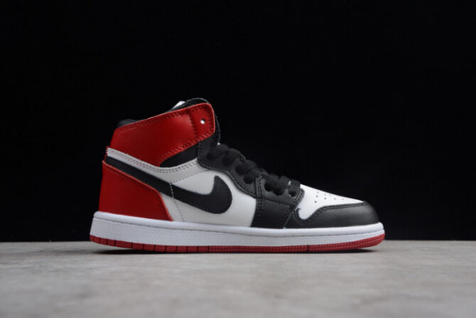 Kids Air Jordan 1 Retro Black Toe (2016) 555088-125 - Image 4