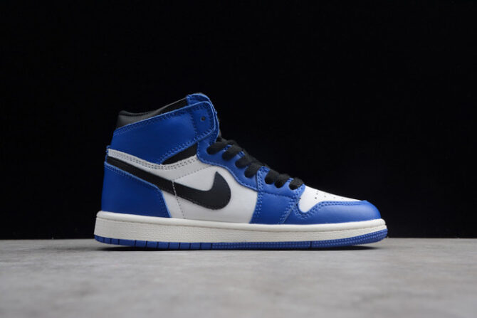 Kids Air Jordan 1 Retro High OG 'Game Royal' 555088 403 - Image 9