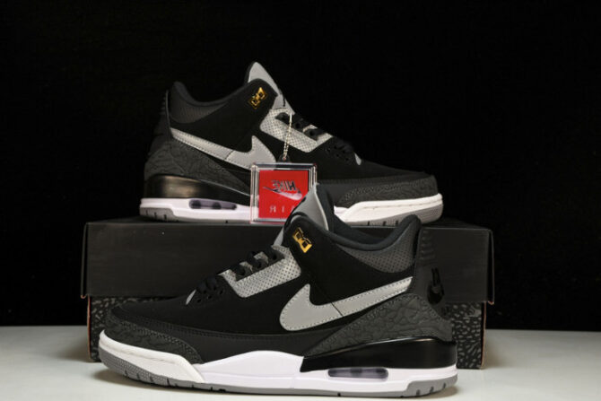 Jordan 3 Retro Tinker Black Cement Gold CK4348-007 - Image 2