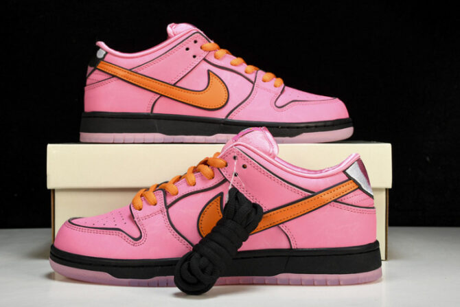 The Powerpuff Girls x Nk SB Dunk Low FZ8319-600 - Image 5