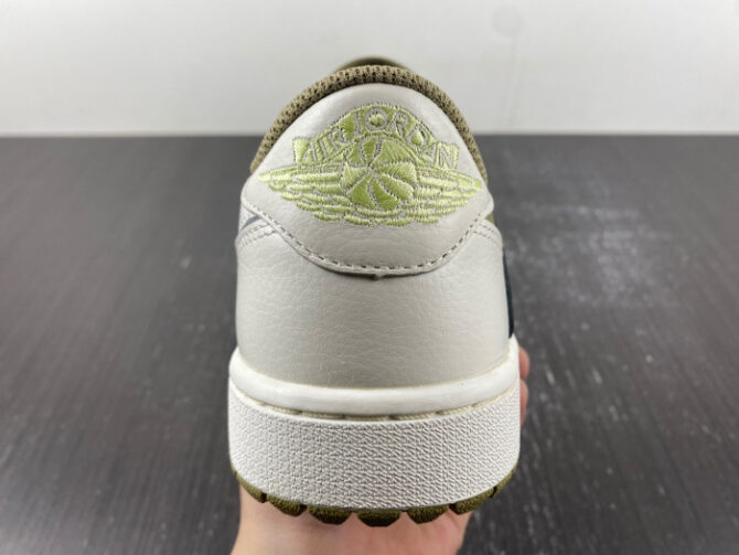 Jordan 1 Retro Low Golf Travis Scott Neutral Olive - Image 8