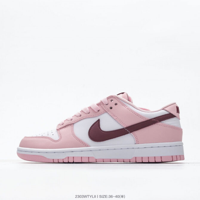 Nike Dunk Low Pink Foam Red White (GS) CW1590-601