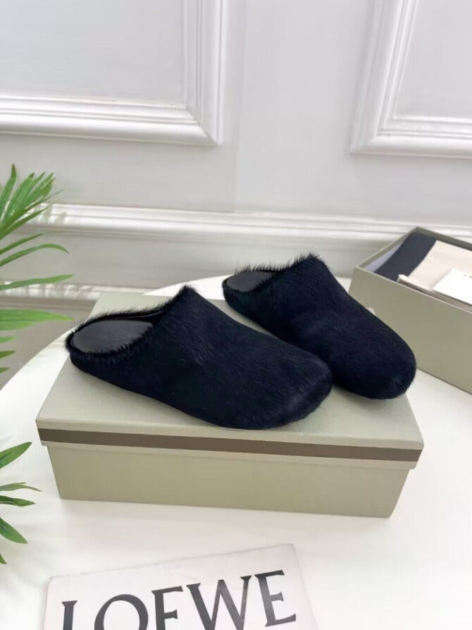 MARNI CALF HAIR SLIPPERS - Image 8