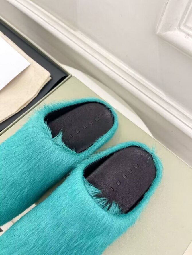 MARNI CALF HAIR SLIPPERS - Image 2