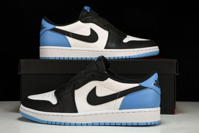 Jordan 1 Retro Low OG Black Dark Powder Blue CZ0790-104 - Image 3