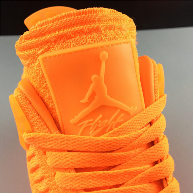 AIR JORDAN 4 FLYKNIT “TOTAL ORANGE” AQ3559-800 - Image 7