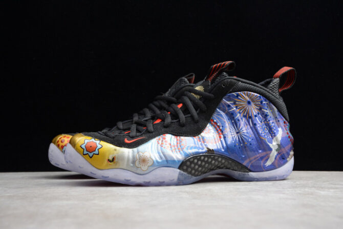 NIKE AIR FOAMPOSITE ONE LNY QS "LUNAR NEW YEAR 2018" AO7541-006 - Image 9