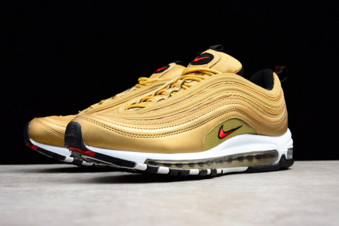 NIKE AIR MAX 97 OG QS METALLIC GOLD 884421-700 - Image 9