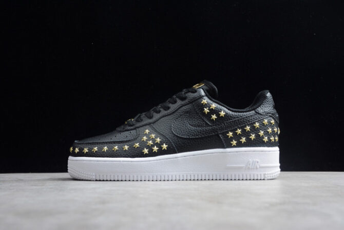 NIKE AIR FORCE 1 LOW STARS BLACK AR0639-001