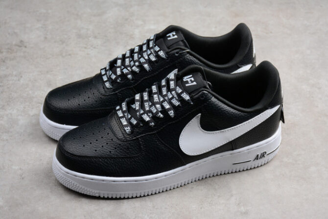 NIKE AIR FORCE 1 '07 LV8 823511-007 NBA PACK BLACK/WHITE 823511-007 - Image 10