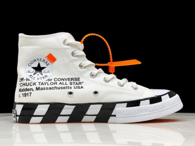 O-W X Converse 2.0 White/Black 163892C - Image 3