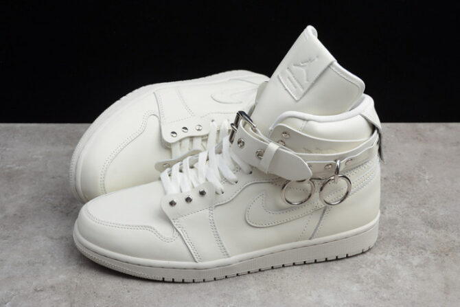 Air Jordan 1 Retro High Comme des Garcons White CN5738-001 - Image 3