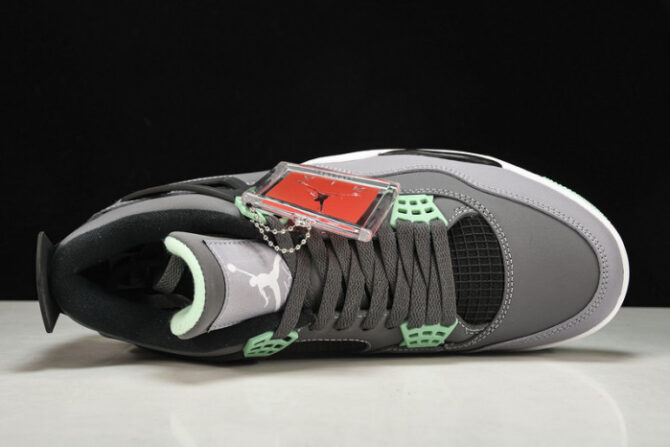 Air Jordan 4 Retro Green Glow 308497-033 - Image 6