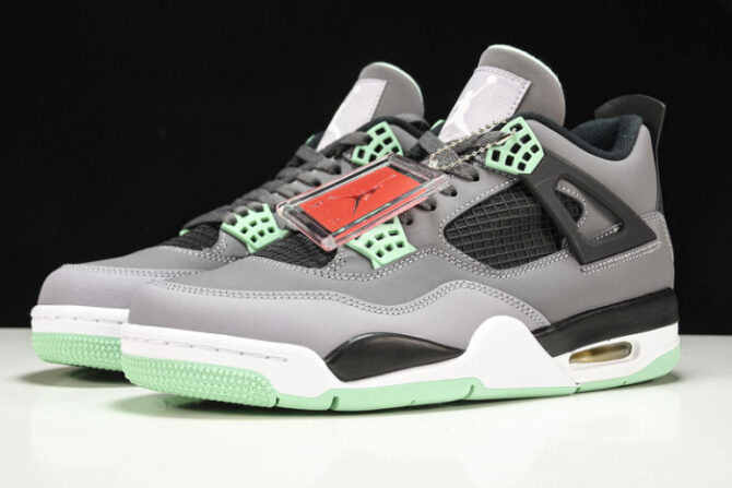 Air Jordan 4 Retro Green Glow 308497-033 - Image 10