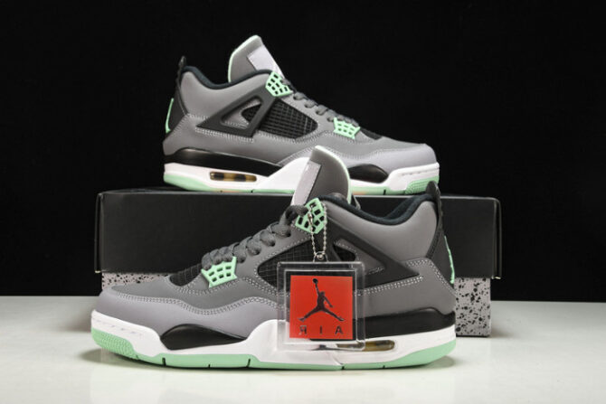 Air Jordan 4 Retro Green Glow 308497-033 - Image 2