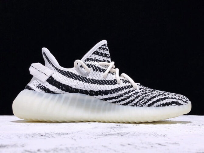 Adidas Yeezy Boost 350 V2 Zebra Black White CP9654 - Image 4