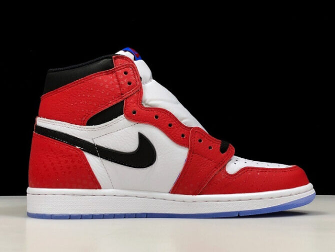 Jordan 1 Retro HIGH OG (Toddler) 'Spiderman' - AQ2665-602 - Image 4