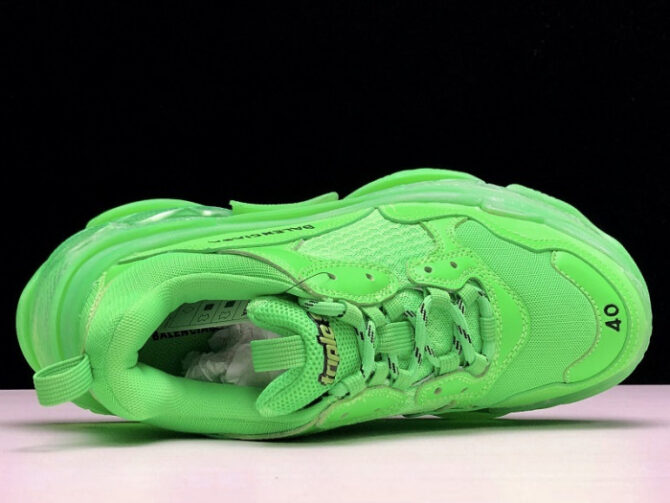 BLCG Sneaker Triple.s.Gomma "Neon Green"541624 W09OL 3801 - Image 2