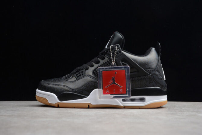 AIR JORDAN 4 RETRO BLACK LASER CI1184-001