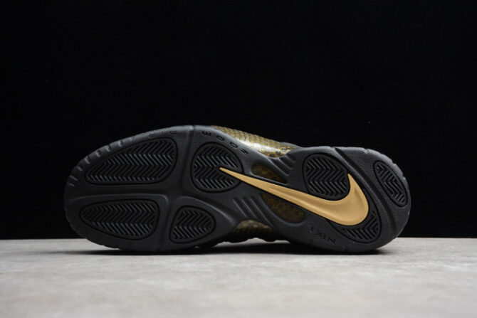 Air Foamposite Pro Black Metallic Gold 624041-009 - Image 7