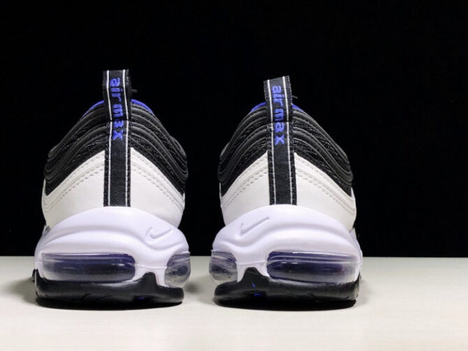 NIKE MENS AIR MAX 97 WHITE/BLACK-PERSIN VIOLET 921522-102 - Image 6