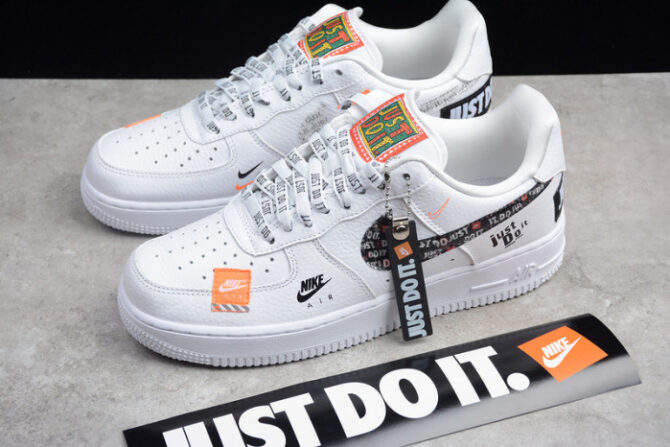 Air Force 1 Low Just Do It Pack White/Black AR7719-100 - Image 9