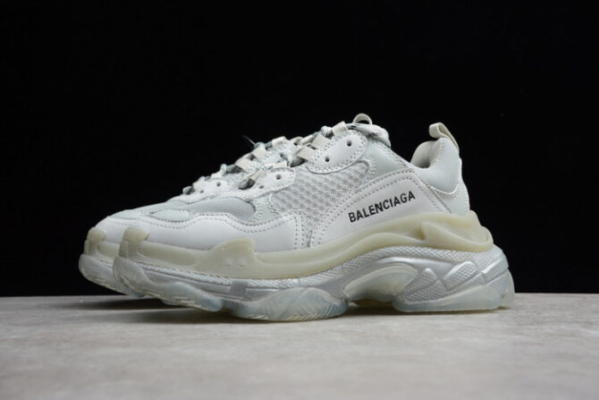 BLCG Triple S Clear Sole Grey-White 544351 W09O1 1705 - Image 7