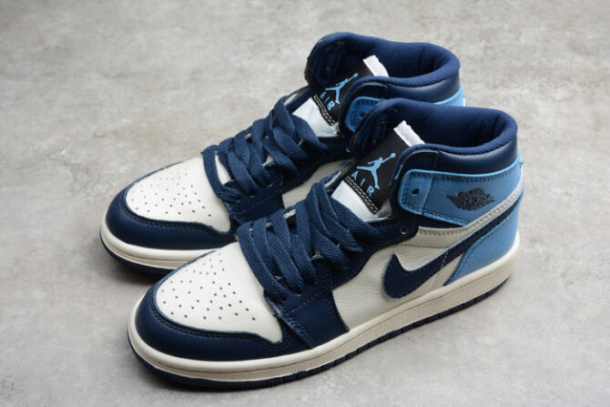 Kids Air Jordan 1 Obsidian University Blue (555088-140) - Image 6