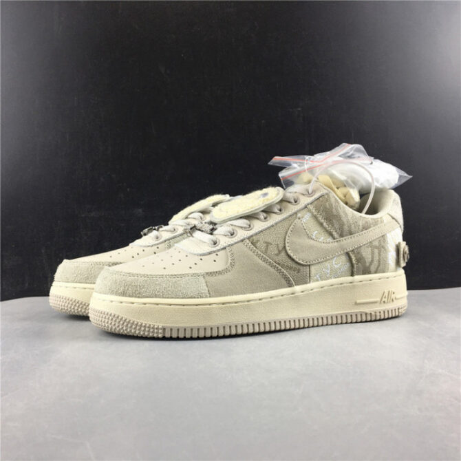 NIKE AIR FORCE 1 x Travis Scott White Grey CN2405-902 - Image 4