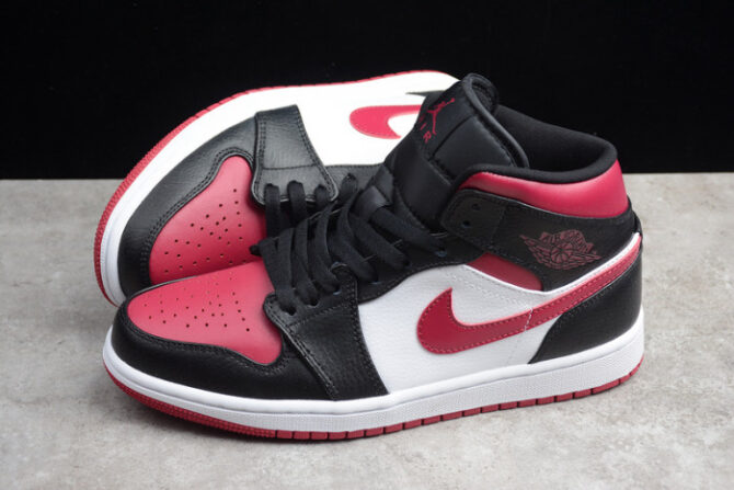 Air Jordan 1 Mid Bred Toe 554724-066 - Image 5