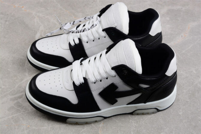 O-W Out Of Office Low-top Leather Sneakers - Image 7