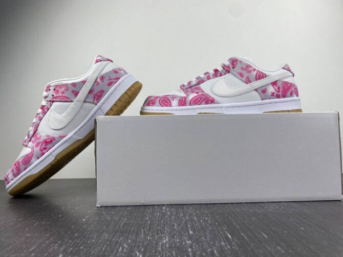 Nike SB Dunk Low White Rose Red Gum CT5053-061 - Image 8