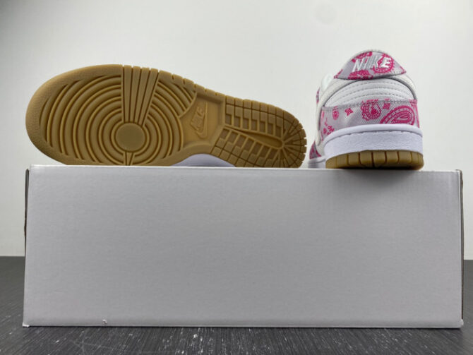 Nike SB Dunk Low White Rose Red Gum CT5053-061 - Image 6