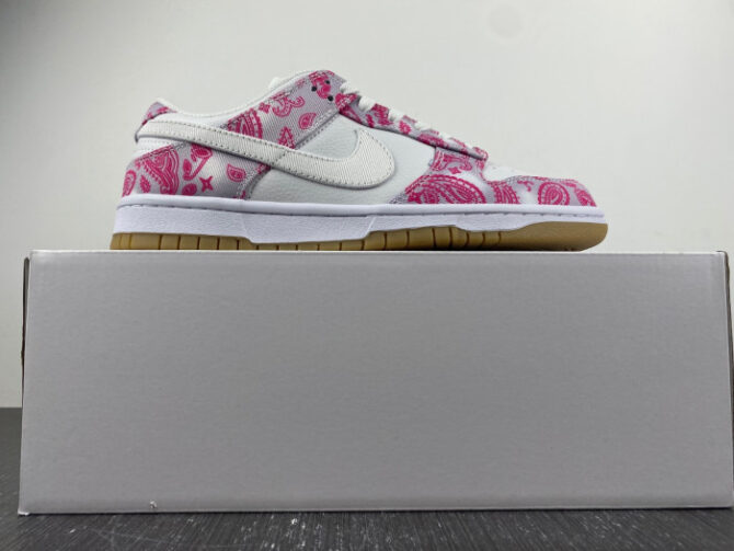 Nike SB Dunk Low White Rose Red Gum CT5053-061 - Image 2