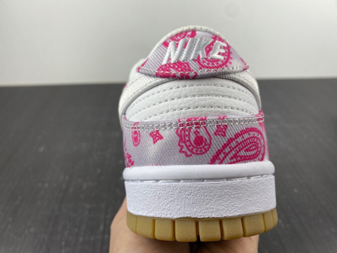 Nike SB Dunk Low White Rose Red Gum CT5053-061 - Image 4