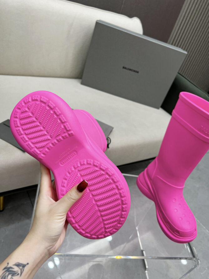 Balenciaga x Crocs Boot Pink (W) - Image 3