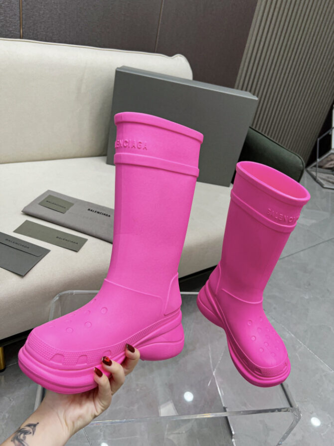 Balenciaga x Crocs Boot Pink (W) - Image 7