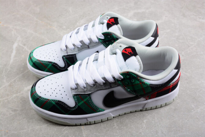 Nike Dunk Low Tartan Plaid DV0827-100 - Image 7