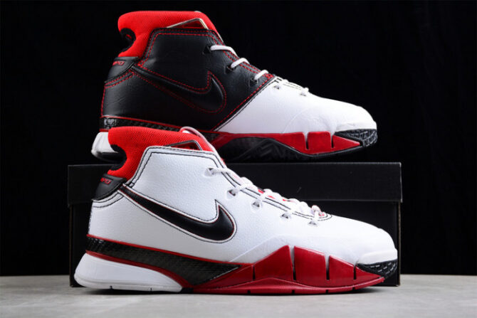 Nike Kobe 1 Protro White Black Red (All Star) AQ2728-102 - Image 7