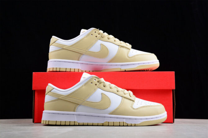 Nike Dunk Low Tan White DV0833-100 - Image 6