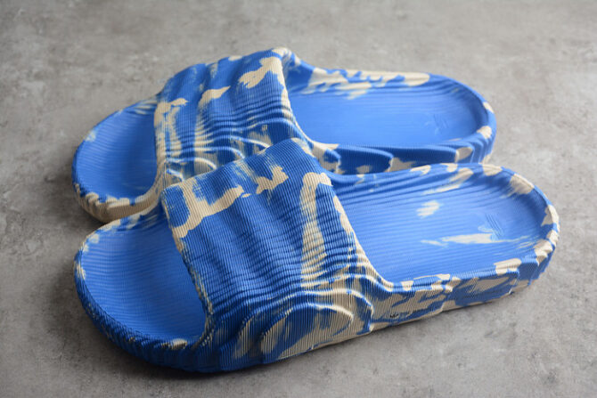 Adidas Adilette 22 Slides BLUE GX6953 - Image 4