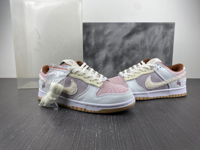 Nike Dunk Low Retro PRM Year of the Rabbit Fossil Stone (2023) FD4203-211 - Image 9