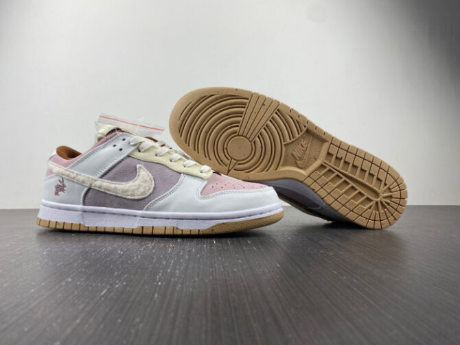 Nike Dunk Low Retro PRM Year of the Rabbit Fossil Stone (2023) FD4203-211 - Image 2