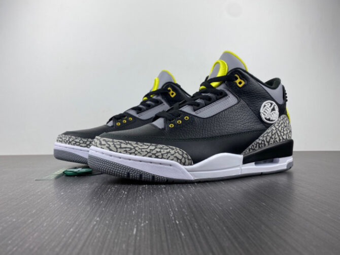 Jordan 3 Retro Oregon Ducks Pit Crew Black HO11-MNJDLS-5