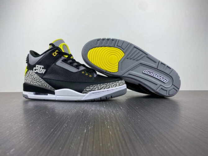 Jordan 3 Retro Oregon Ducks Pit Crew Black HO11-MNJDLS-5 - Image 7