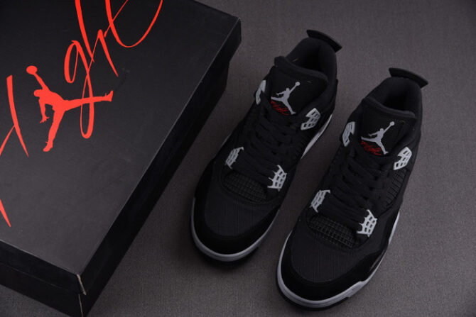 Jordan 4 Retro SE Black Canvas DH7138-006 - Image 3